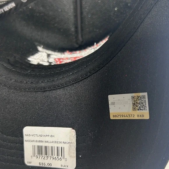 47 Brand Bubba Wallace 23‎ Black Trucker Adjustable Hat NASCAR Racing - Picture 7 of 8